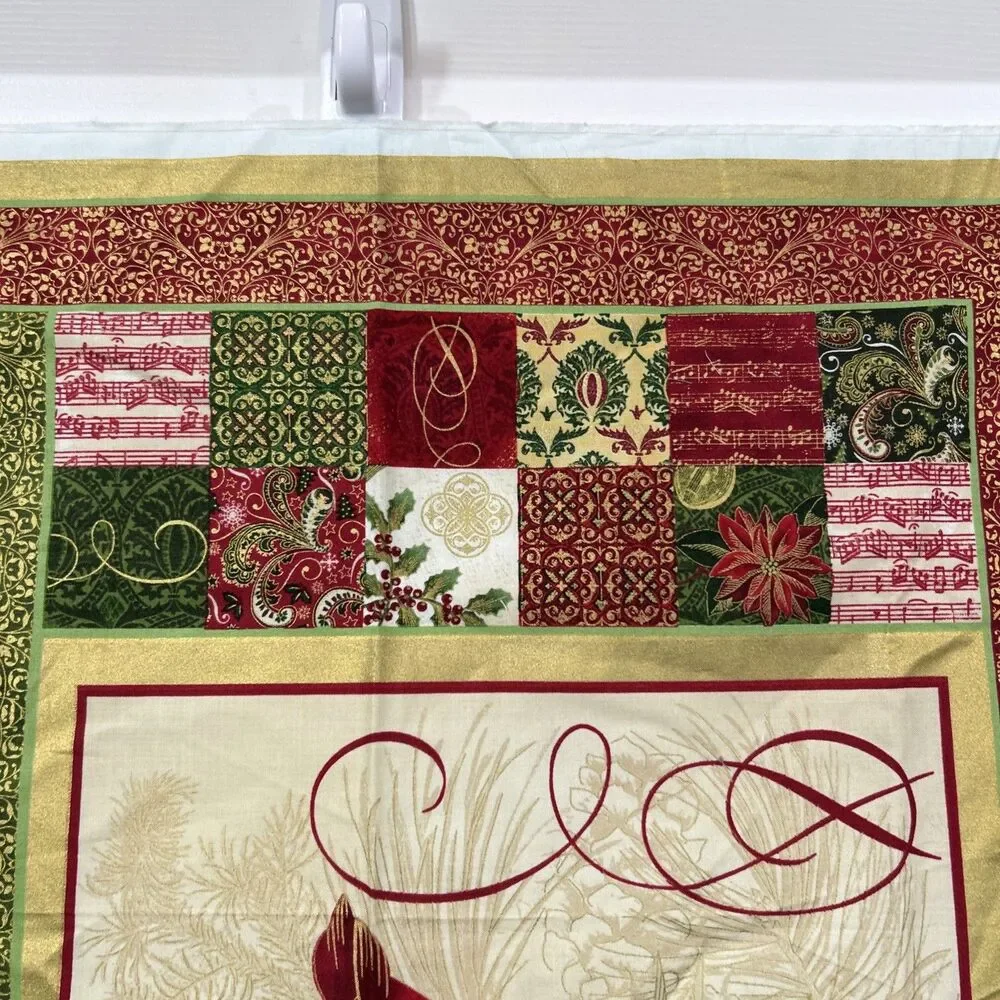 Tis the Season Cotton Fabric Quilting Panel Christmas Holiday Ro Gregg Christmas